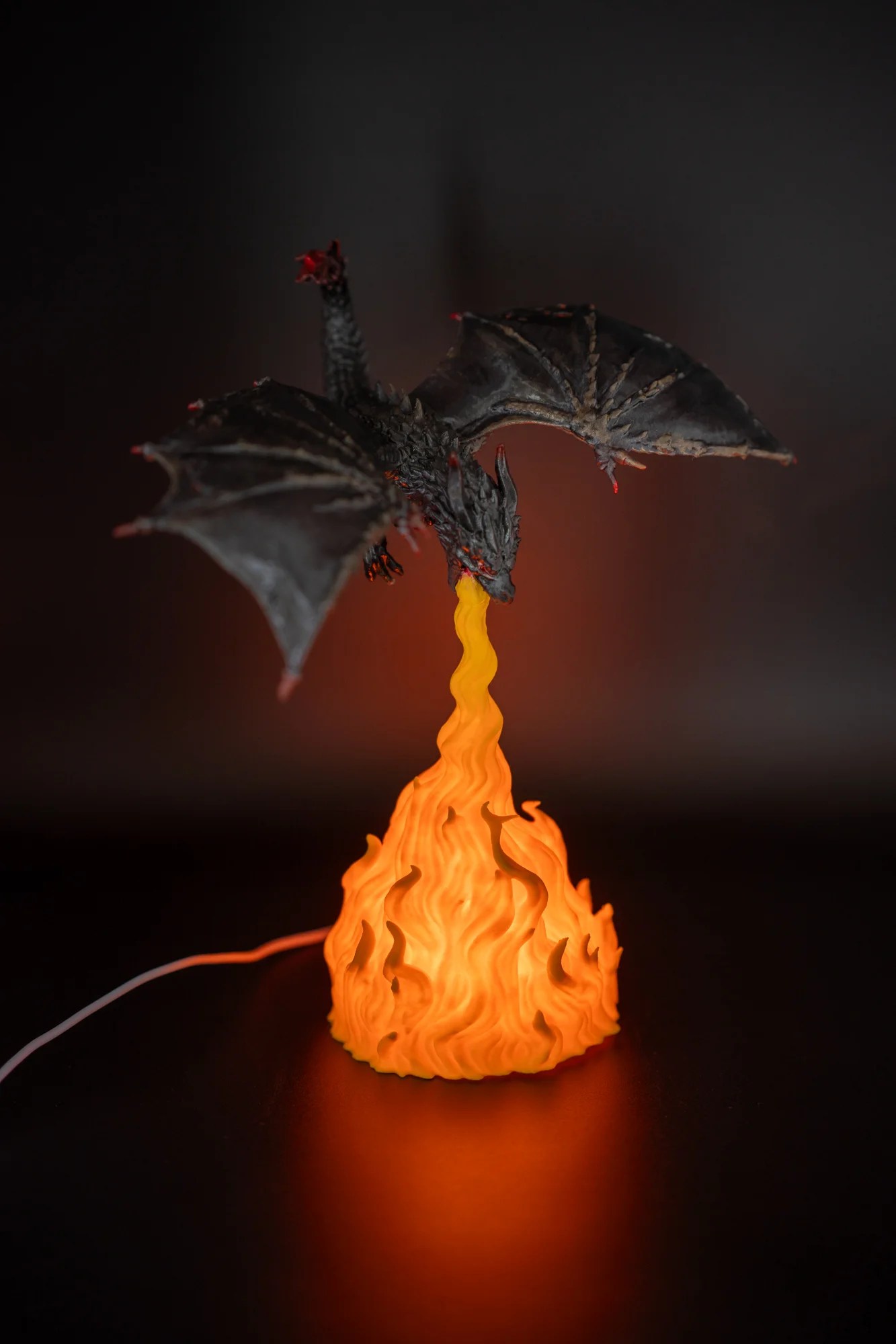 Spoolio Lampe Dragon Peint 16